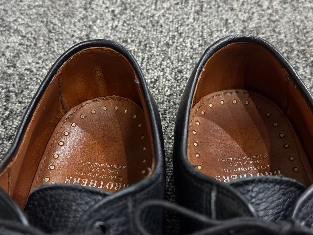 アメリカ製 ブルックスブラザーズ プレーントゥ美品US8D 26cm - メルカリ