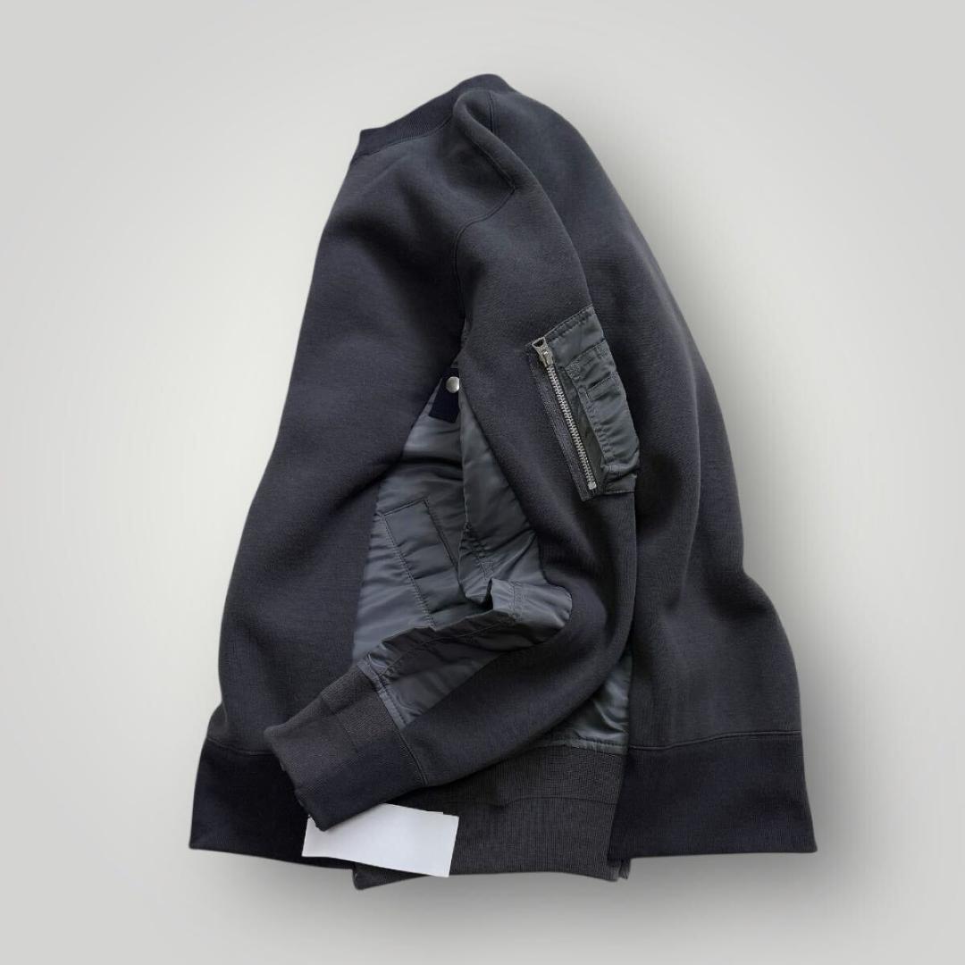 タグ付 未使用品] 24SS sacai ドッキング スウェット グレー - メルカリ