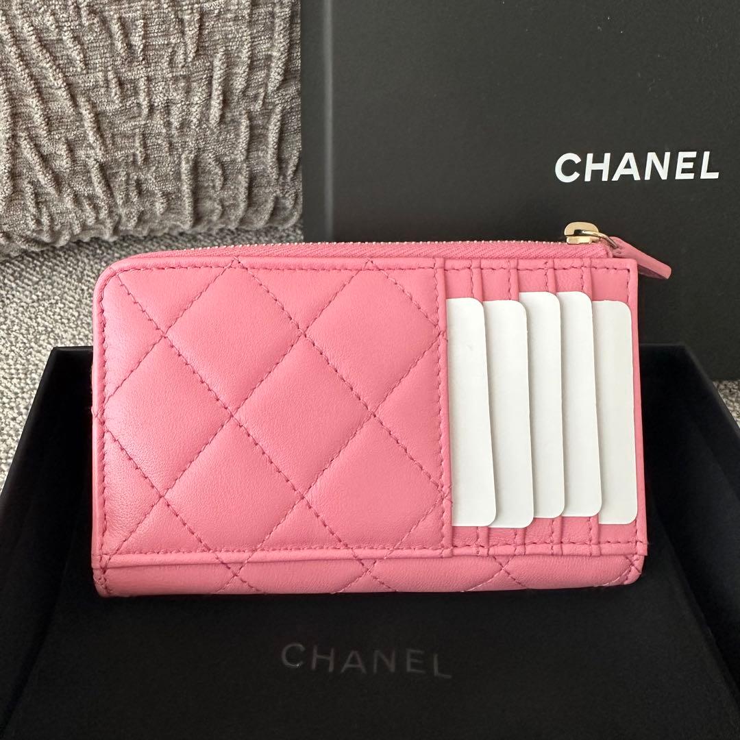 CHANEL フラグメントケース/ピンク - メルカリ