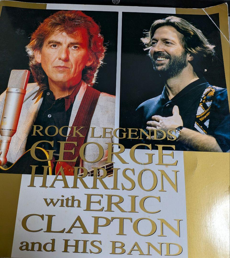 ジョージ・ハリスン/エリック・クラプトン来日公演 パンフレット＋