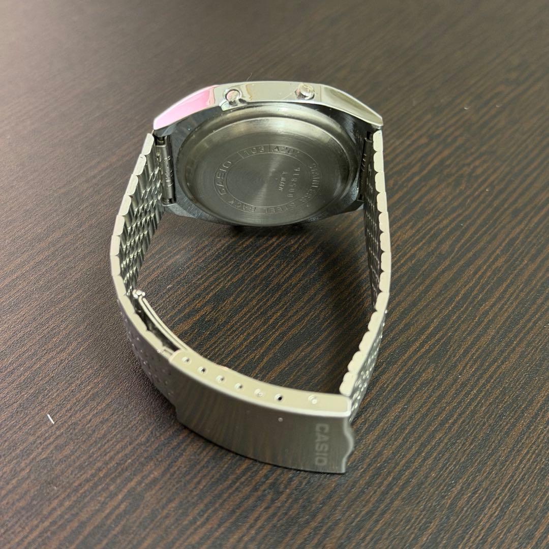 マ*ン様 CASIO A201 aa-81 黒文字盤 Blue thunder - メルカリ