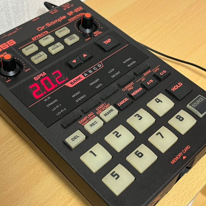 BOSS Dr.Sample SP-202 サンプラー動作確認済み