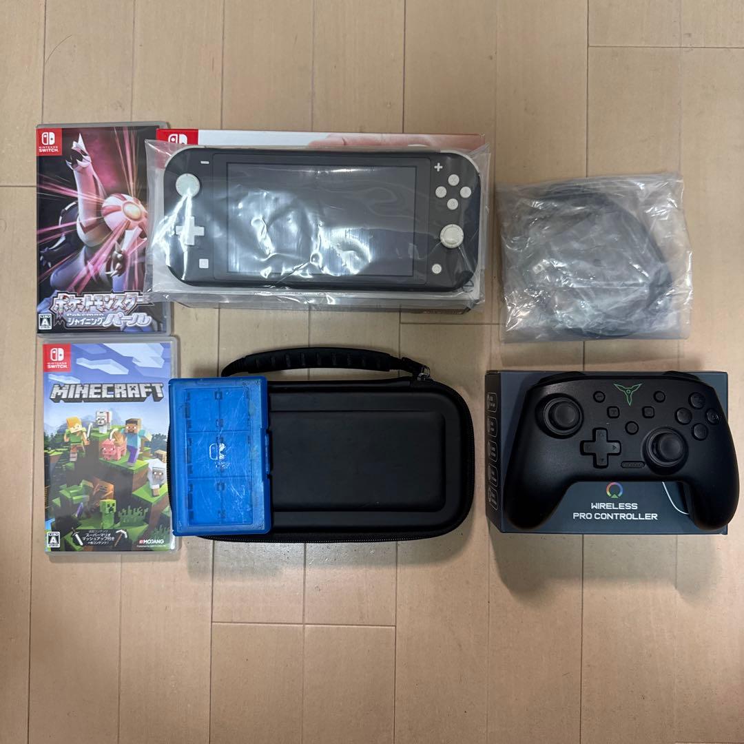 Nintendo Switch Lite グレー　ソフト　プロコン　フルセット 新品 (任天堂 Nintendo Switch Lite グレー )4902370542929 ライト
