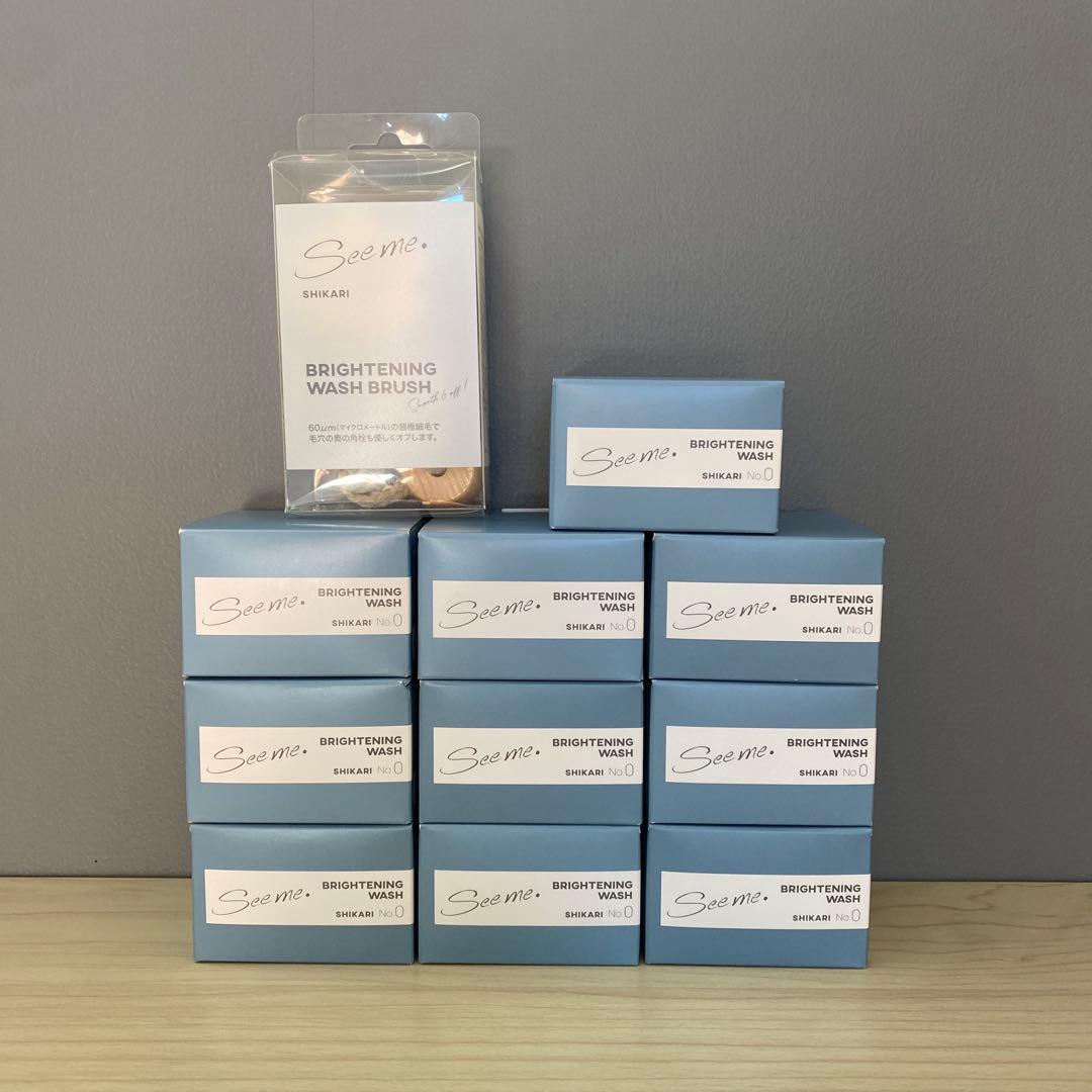 See me. Brightening Wash Brush 10個セット 公式】SHIKARI Seeme.| Official store