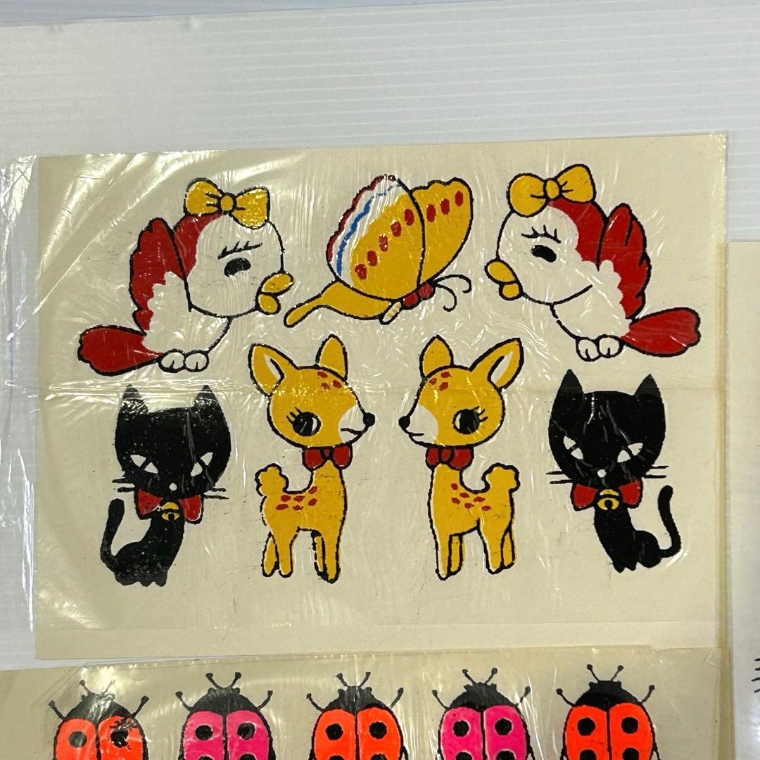 昭和レトロ シールセット 内藤ルネ 水森亜土 レア 当時物 - メルカリ