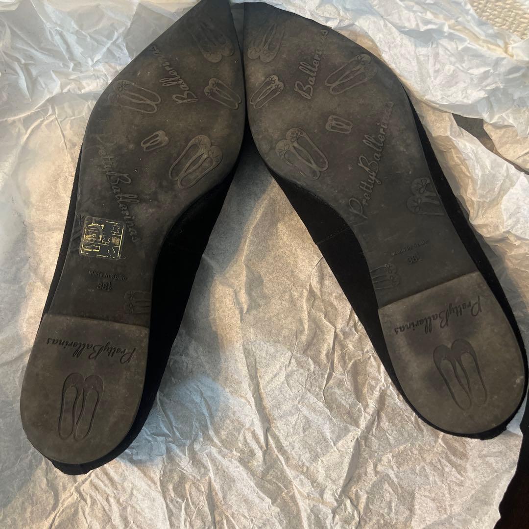 プリティバレリーナ】2018年秋冬 フラットシューズ ハートモチーフ