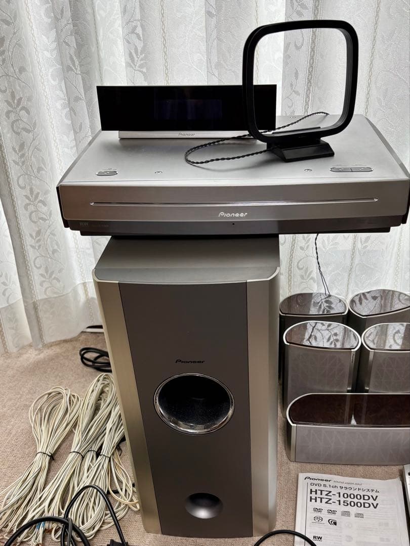 パイオニアDVD5.1chサラウンドシステムHTZ1000DVセット動作確認済み 5.1chサラウンド・システム“スマートシアターシリーズ” 3機種 新発売