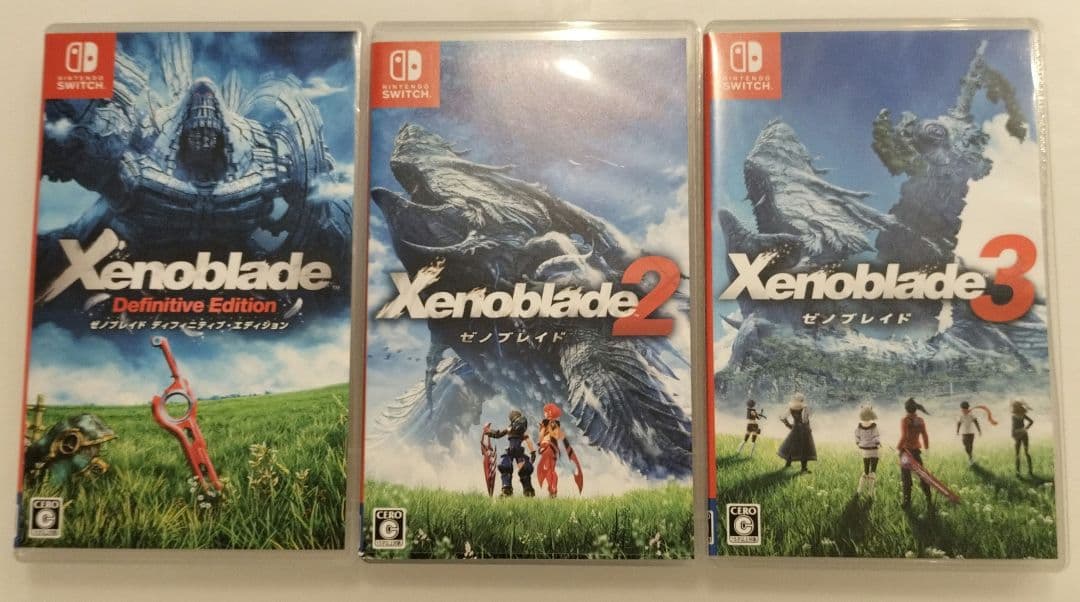 3本 セット【Switch】 ゼノブレイド、ゼノブレイド2、ゼノブレイド3 Switch】Xenoblade3（ゼノブレイド3） | 任天堂 | HAC-P-AZ3HA NSW