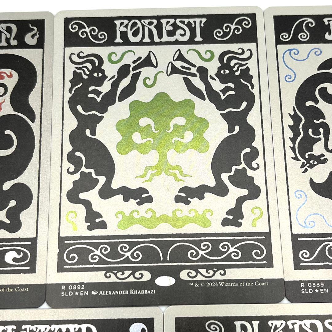 基本土地5種セット FOIL SecretLair MTG