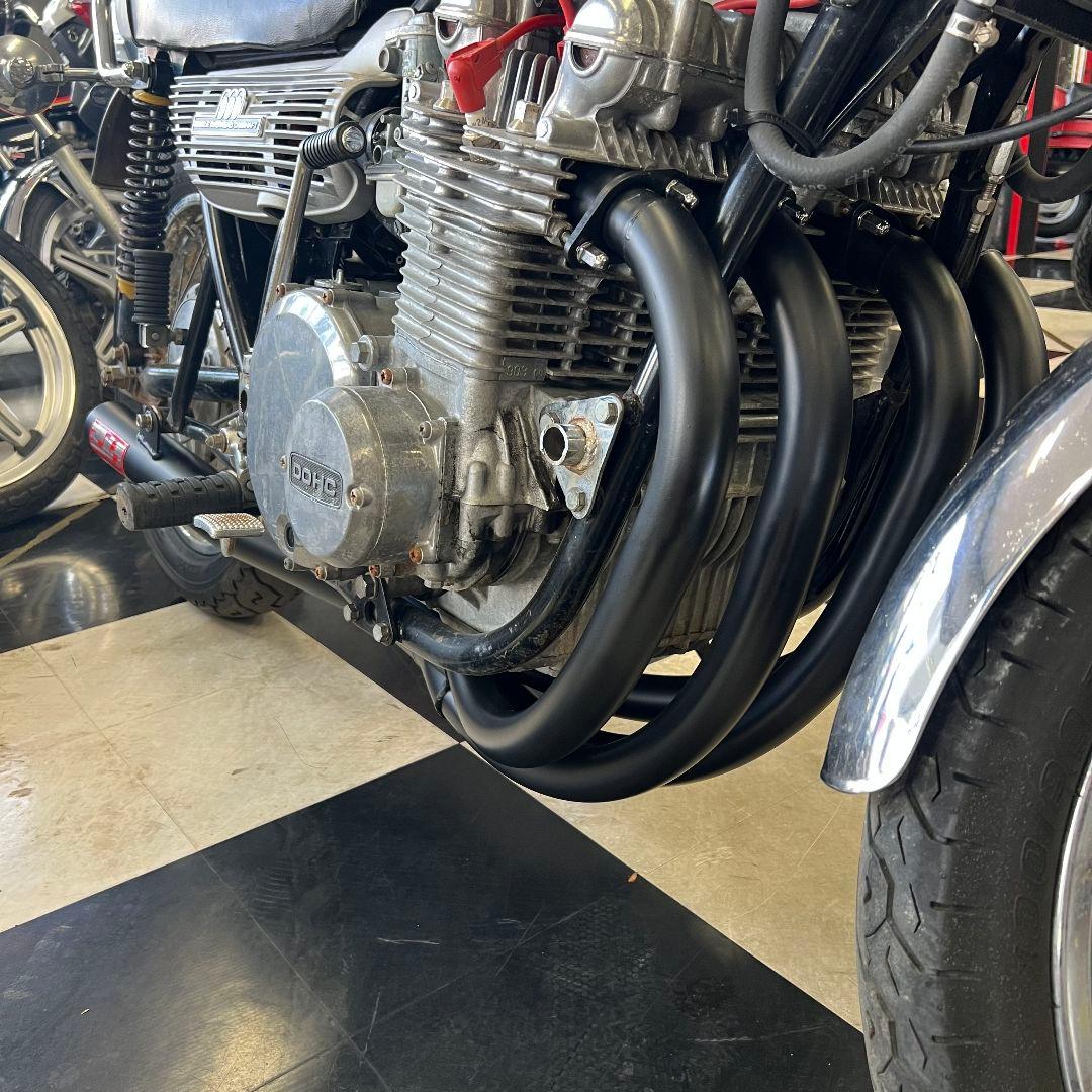 Z1 Z2 集合管 機械曲げマフラー黒 送料込み - メルカリ