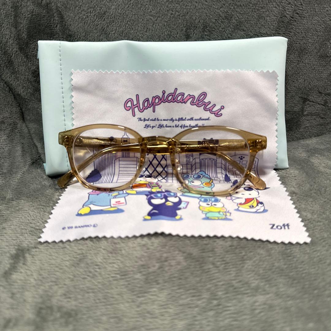 zoff はぴだんぶい あひるのペックル 眼鏡 度あり 曇り止めレンズ