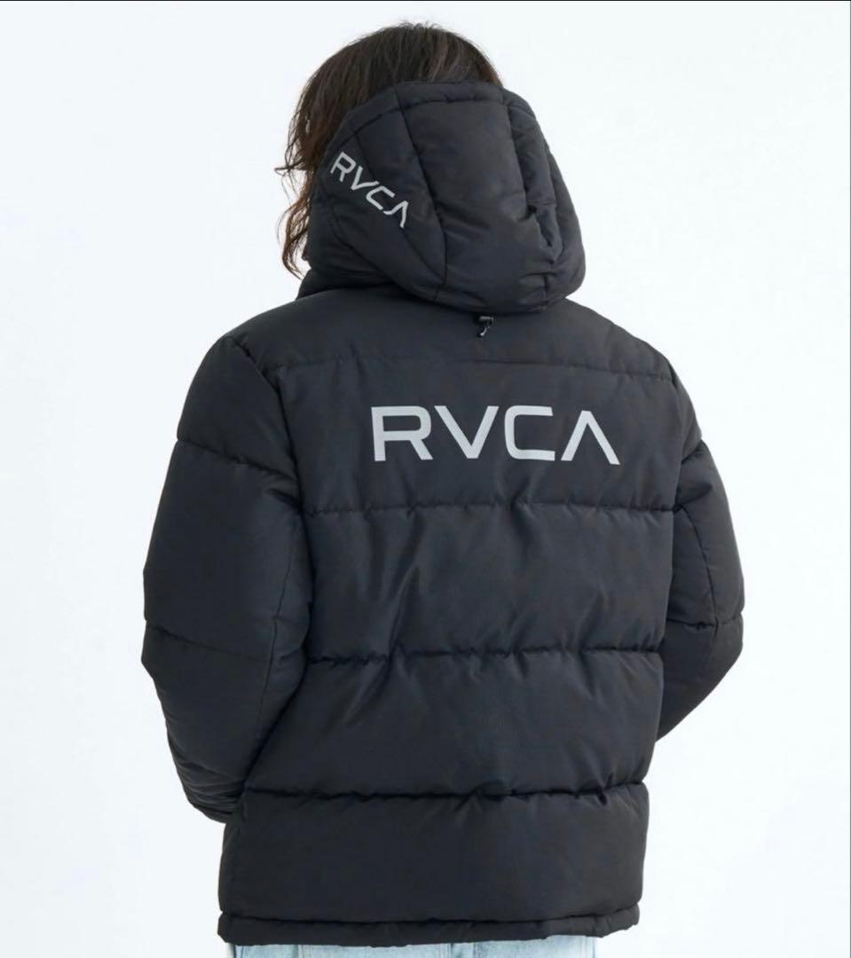 RVCA ダウンジャケット ブラック - メルカリ