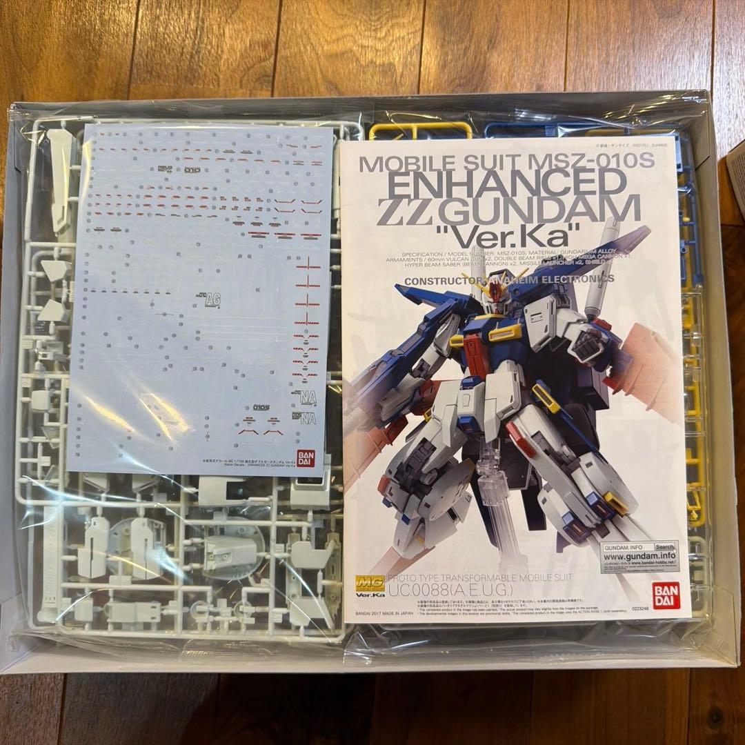 MG 強化型ZZガンダム＆Zガンダム メガバズーカランチャー セット 未