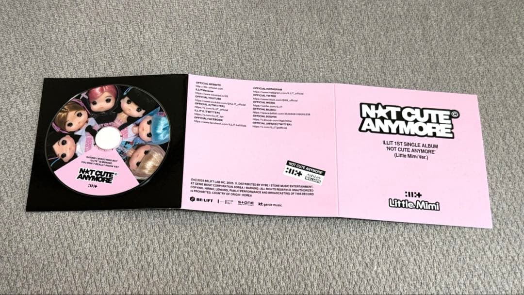 ILLIT NOT CUTE ANYMORE Little mimi ウォンヒ - メルカリ
