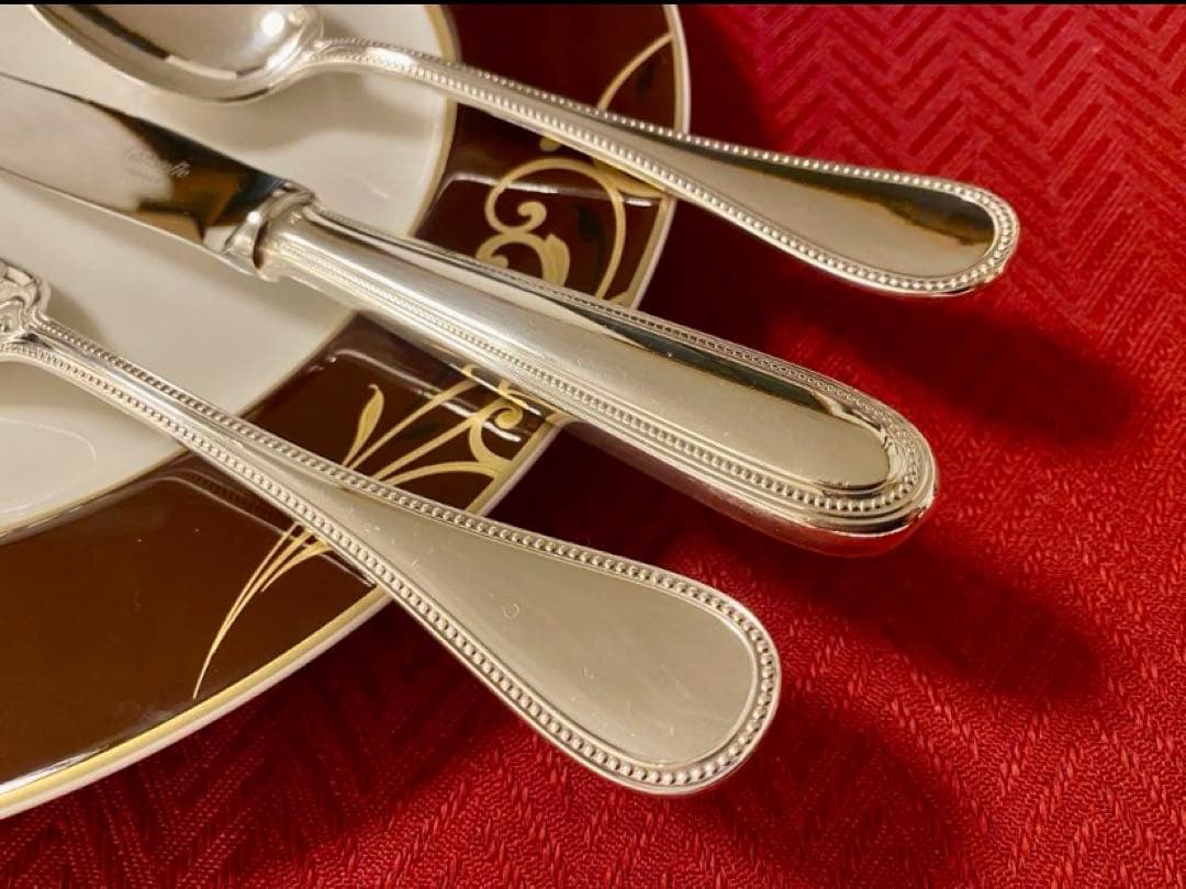 ラス1☆上品なパール☆美品☆】クリストフル パール テーブルサイズ