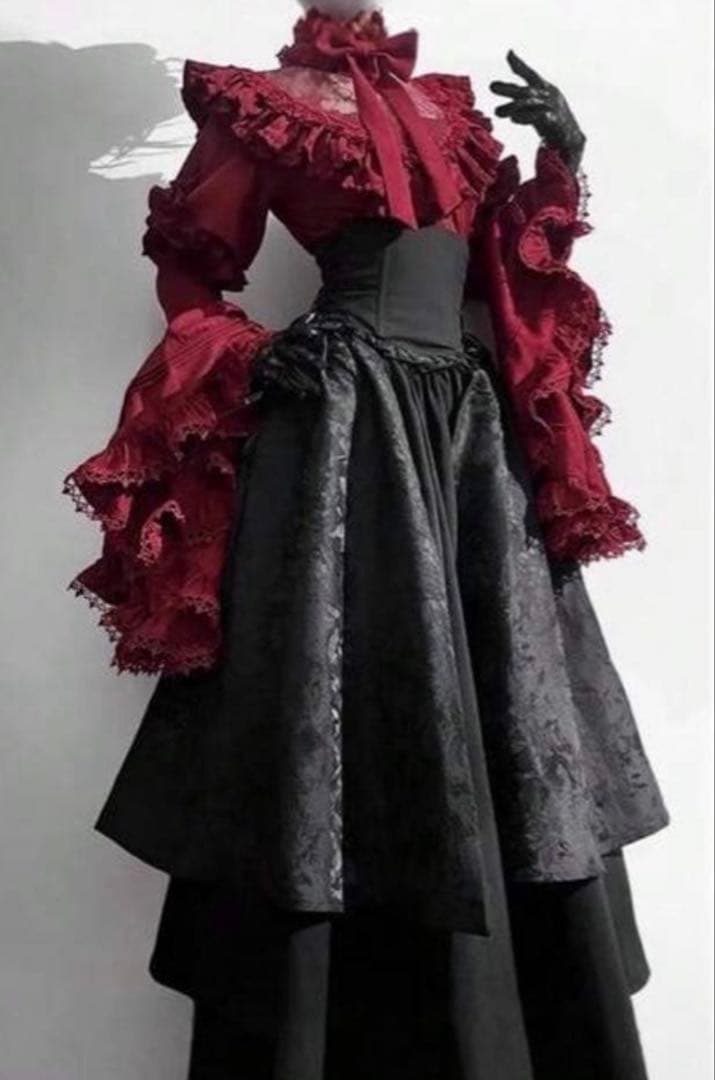 即購入⭕️ Lサイズ ゴスロリ 衣装 大きいサイズのロリータ服 – ロリータファッション通販RonRon