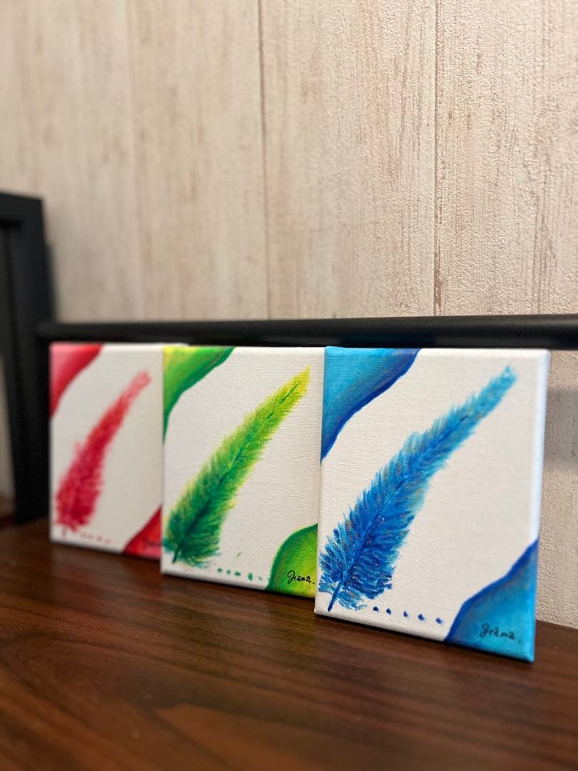 [タカさん専用ページ]羽根のアクリル画セット（赤・緑・青） Amazon.com: Sunnyglade 185 Pieces Double Sided Trifold Easel Art