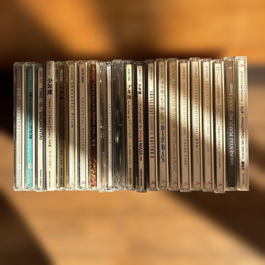 少年隊 CD コレクション　アルバム19枚　シングル3枚　バラ売り不可 小宮山書店3Fにて雑誌「薔薇族」のバックナンバーを展示しております