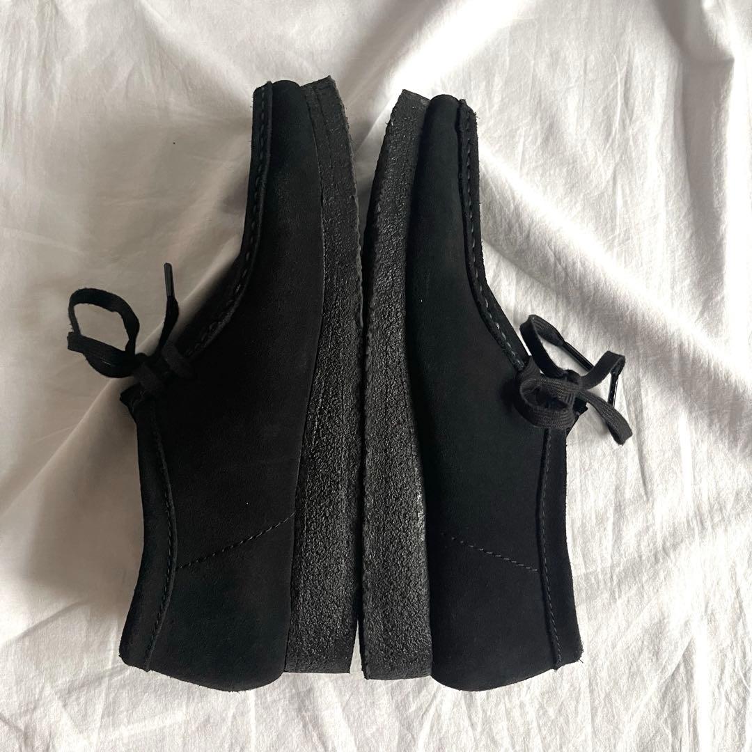 【美品】クラークスオリジナル　ワラビー　25.5cm ブラック