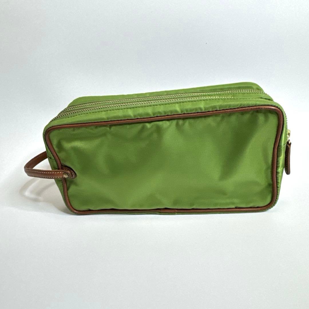 極美品】Felisi フェリージ ナイロンポーチ 719 グリーン - メルカリ