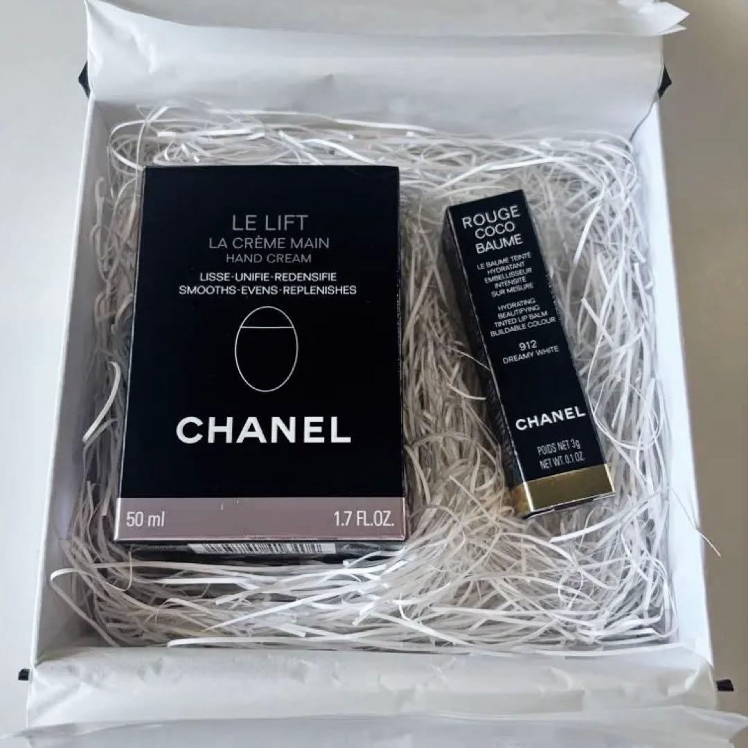 《新品未開封》CHANELハンドクリーム リップクリーム ギフトボックス