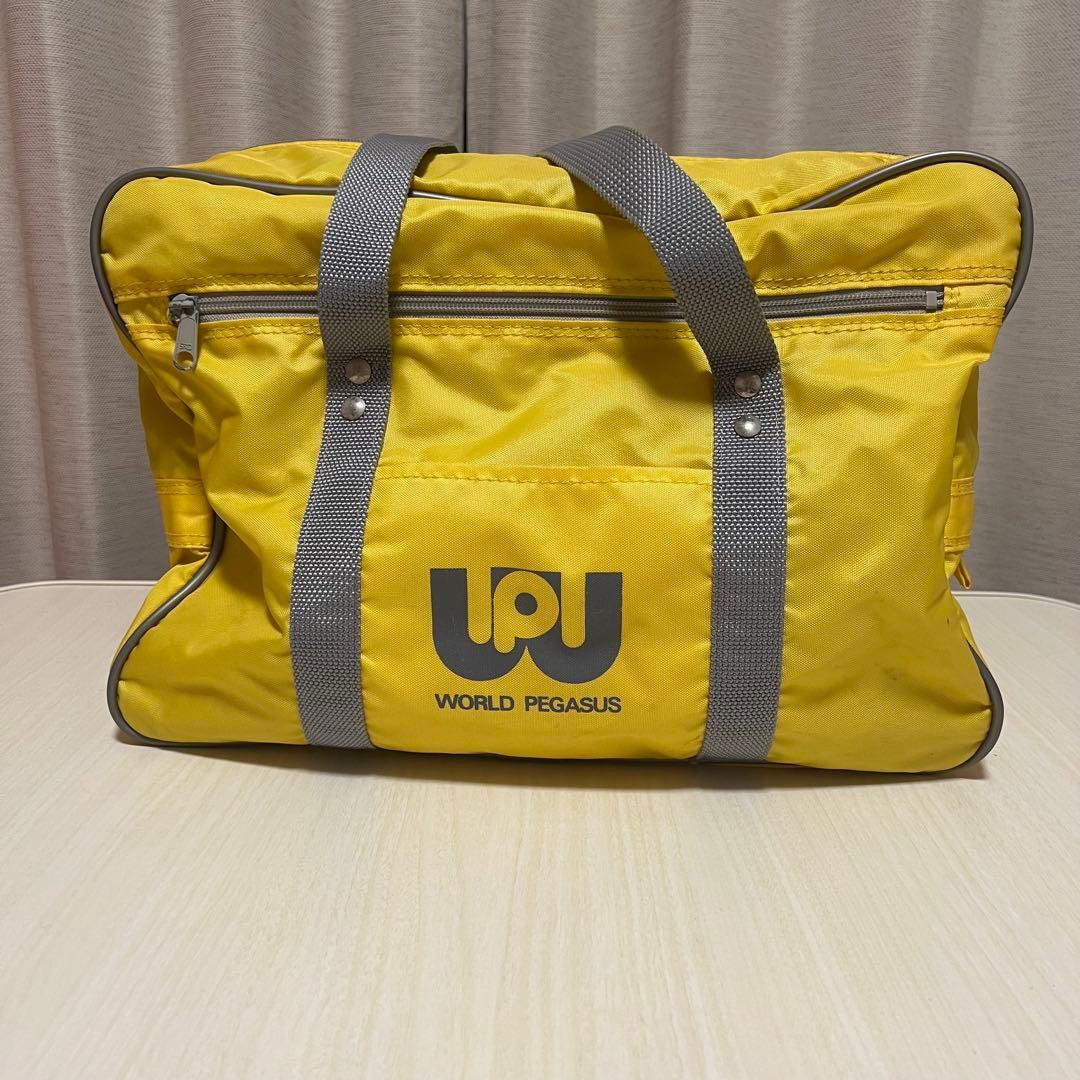 ワッぺ イエロー 黄色 旧型 ワールドペガサス スクバ スクールバッグ