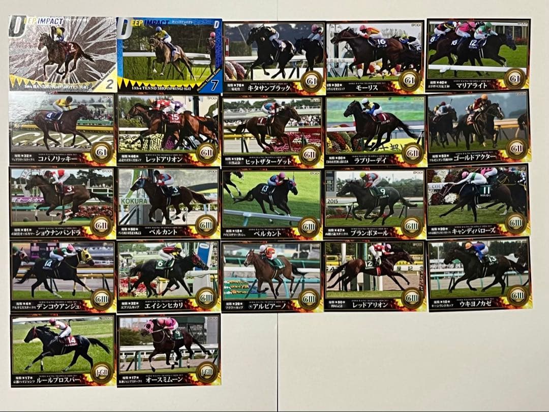 競馬　カード　エポック　まとめ売り EPOCH エポック 競馬 トレーディングカード 1998年 ヴィンテージ