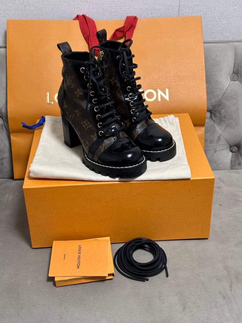 ルイヴィトン ブーツ スタートレイル 36ハーフ