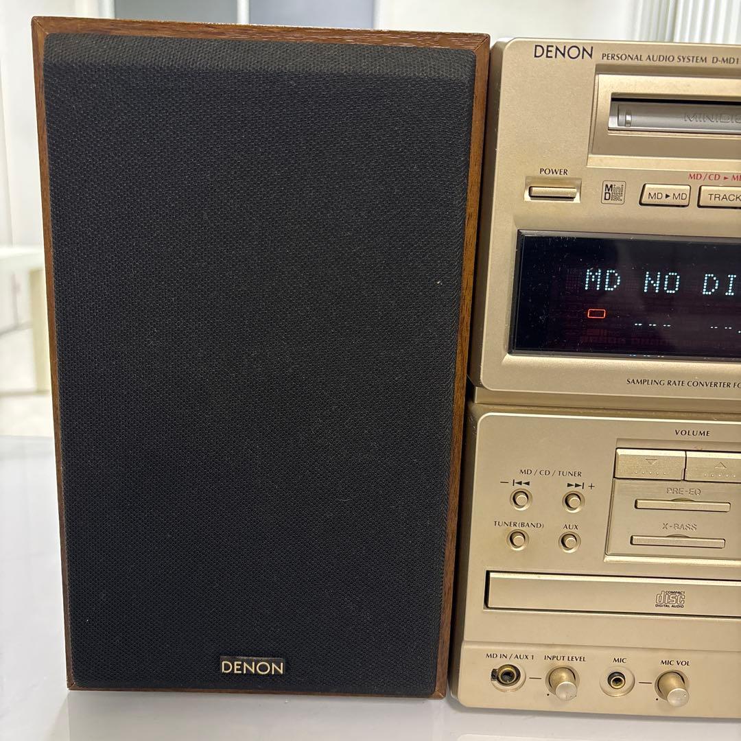 DENON D-MD11 ミニコンポ リモコン付き - メルカリ