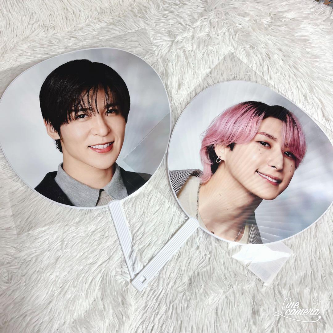 2枚セット うちわ 佐久間大介 目黒蓮 SnowMan RAYS 2024 - メルカリ