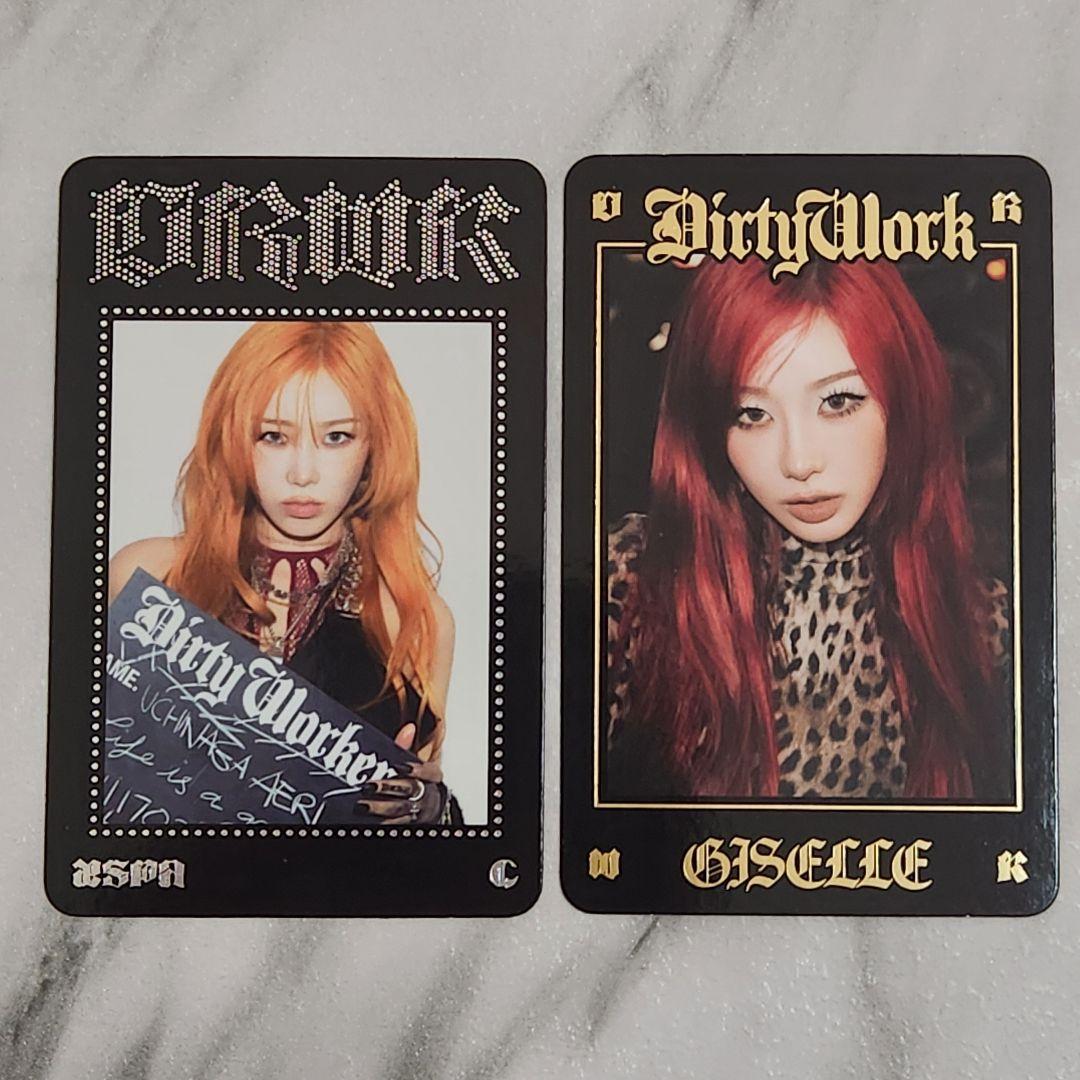 aespa ジゼル トレカ Dirty Work POPUP 韓国 1 - メルカリ