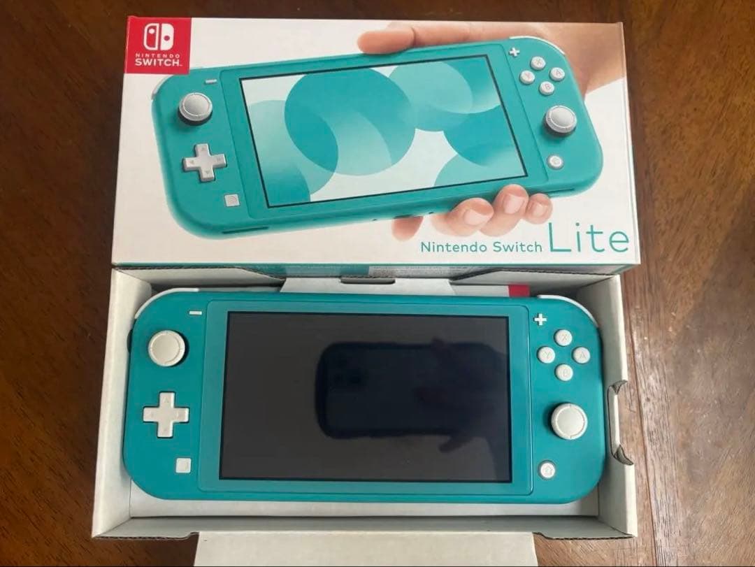 スイッチライト　本体　ターコイズ美品　Nintendo Switch light Sランク】Nintendo Switch lite ニンテンドースイッチライト 本体 新品