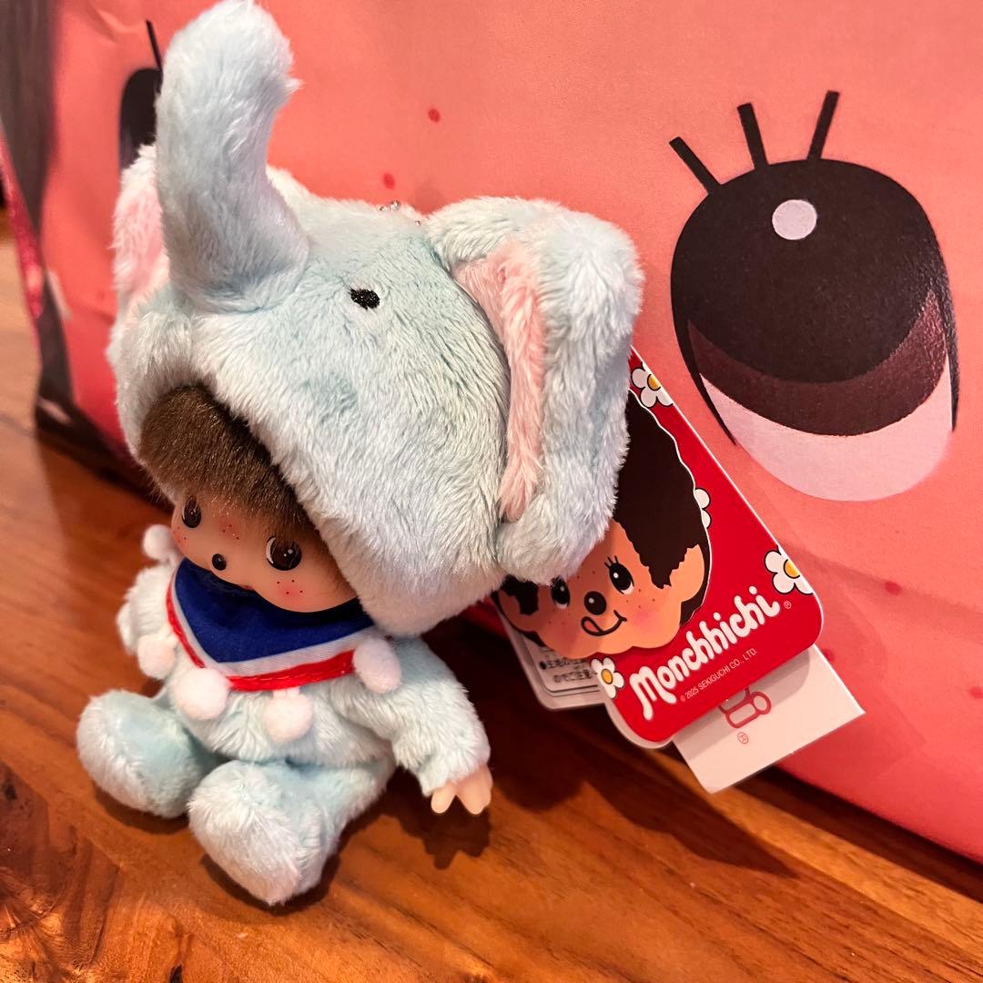 モンチッチ タイ限定 ベビチッチ ゾウ ブルー - メルカリ