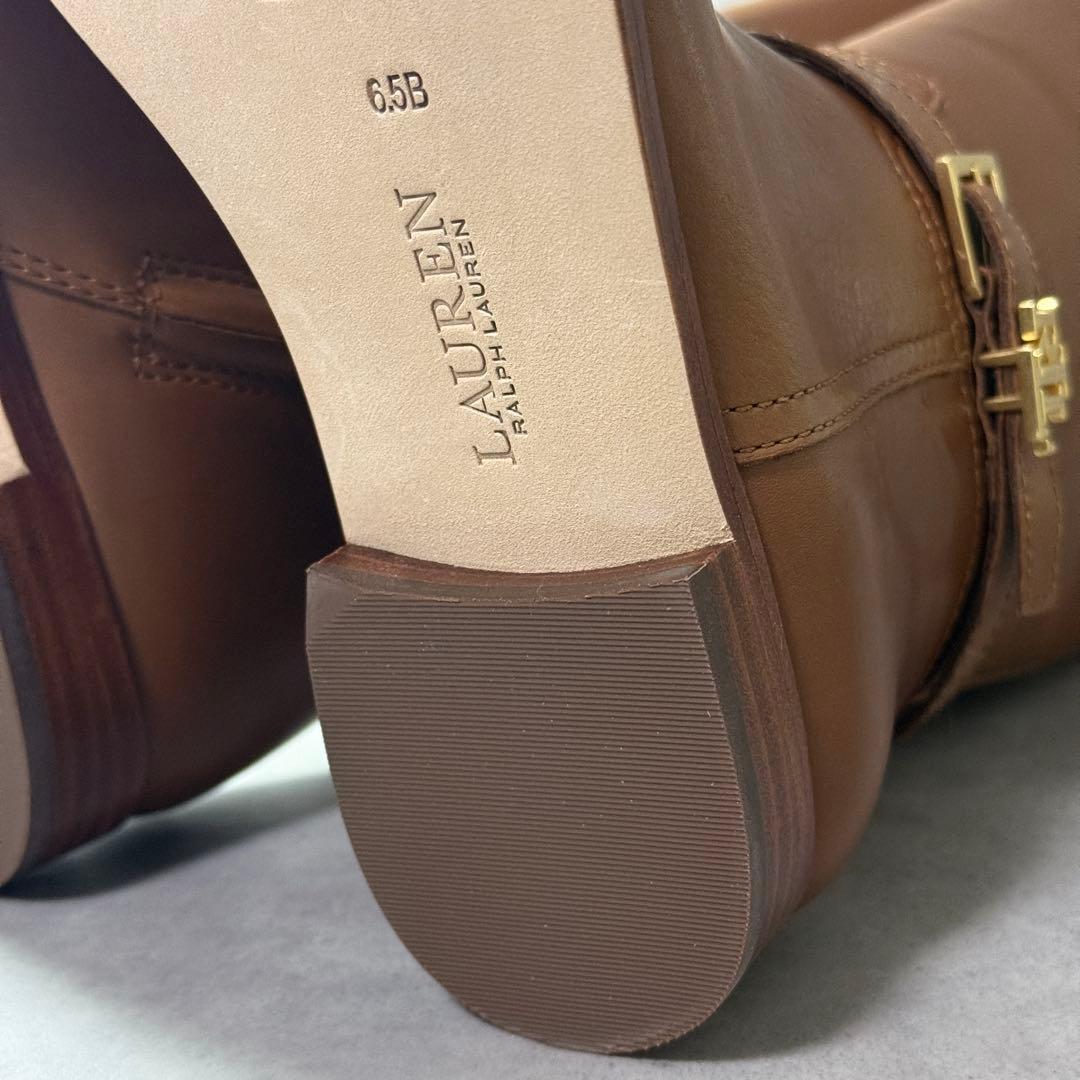 新品✨LAUREN ラルフローレン Brooke Tall 本革 ロングブーツ - メルカリ