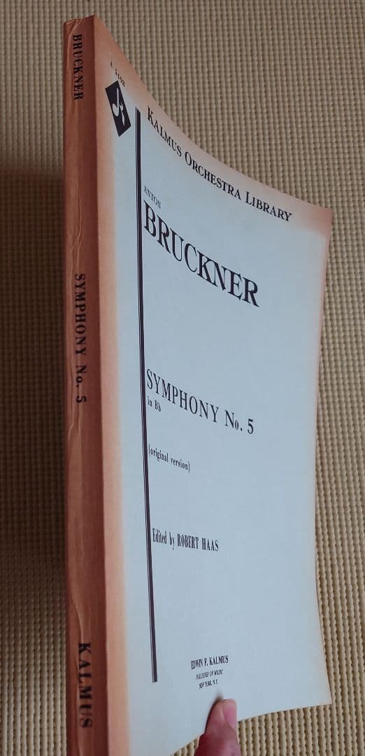 廃番品】KALMAS（カルマス） ブルックナー交響曲第5番スコア - メルカリ