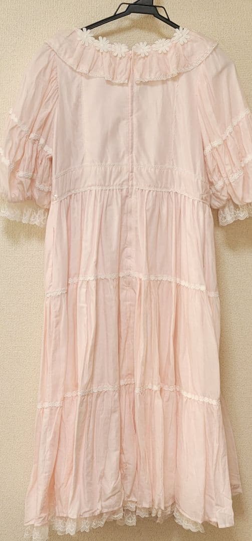 アンジェリックプリティ フリル付きピンク半袖ワンピース&ヘッドドレス