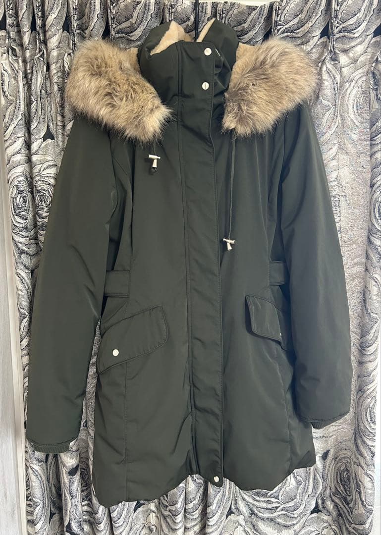 ZARA ファー付きモッズコート Lサイズ ライダース ニット セット売り