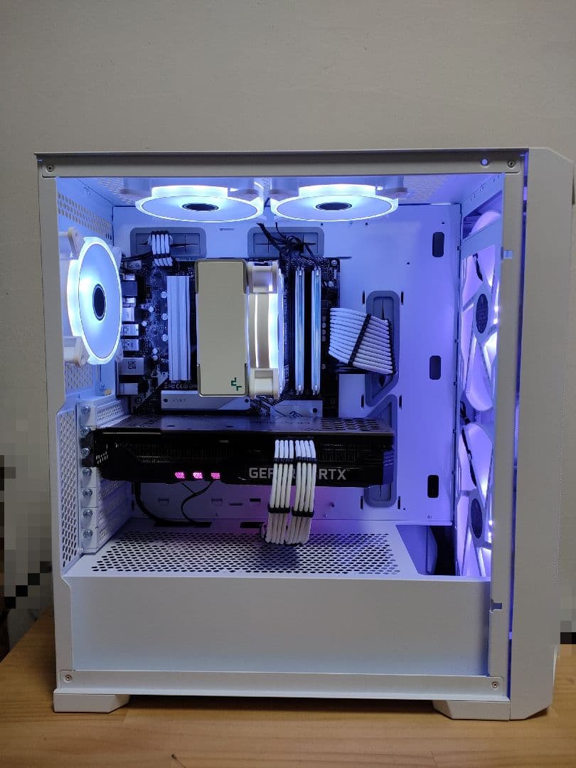 Rtx3060ti 自作PC⑧12 白いゲーミングPC - メルカリ
