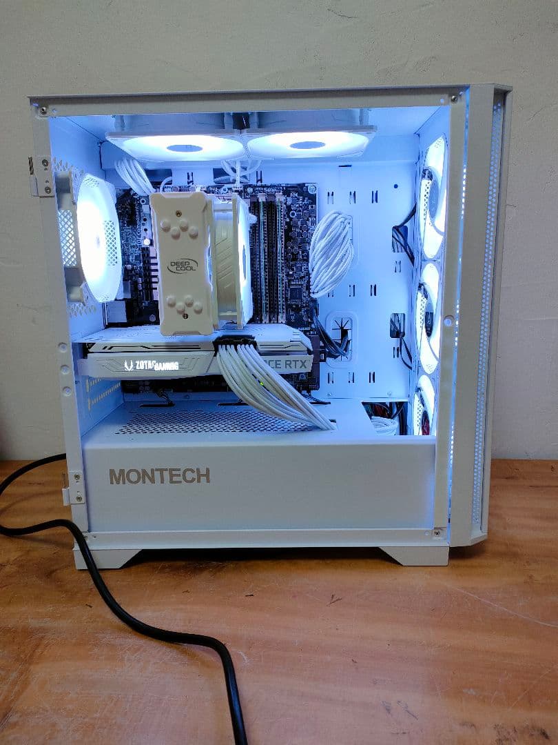 Rtx3060ti 自作PC⑧12 白いゲーミングPC - メルカリ