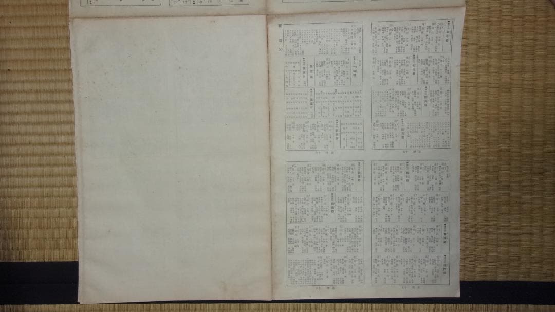 戦前戦後 台湾大地図 ２枚「戦前台湾全図(51×76.5cm)＆戦後台湾遊覧図」