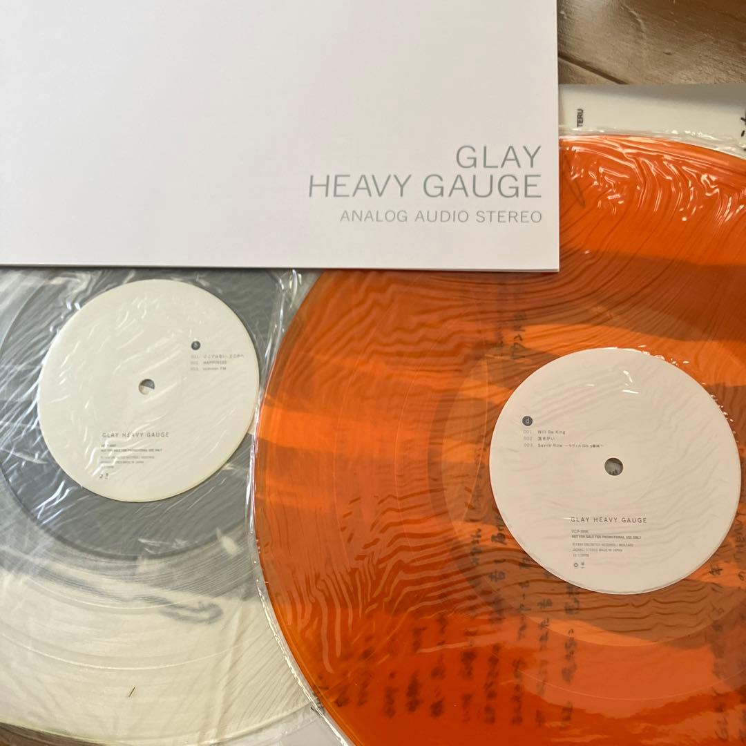 GLAY LP盤 HEAVY GAUGE - メルカリ