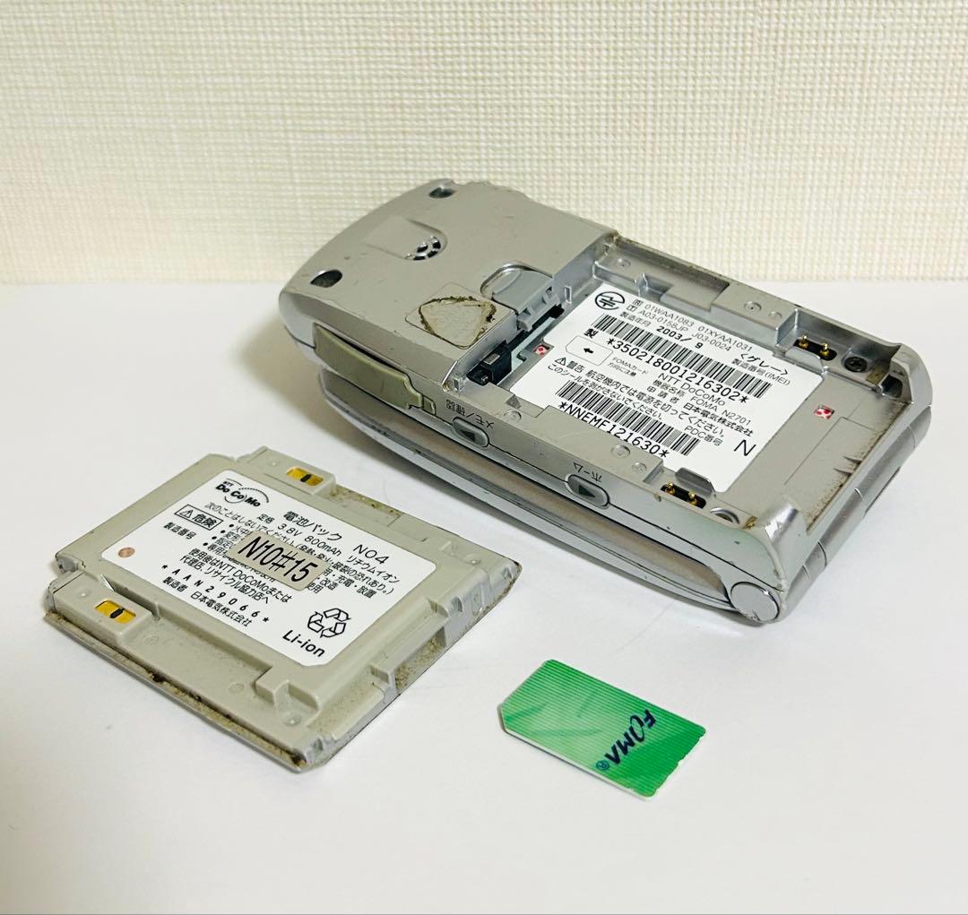 N2701 起動確認済み FOMA／movaデュアル端末 卓上ホルダN02セット