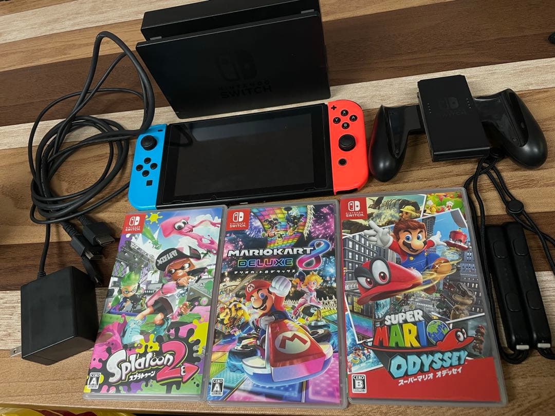 Nintendo Switch 本体 + ゲーム3本セット Nintendo Switch スイッチ 本体セット Nintendo Switch 本体 ゲーム4本