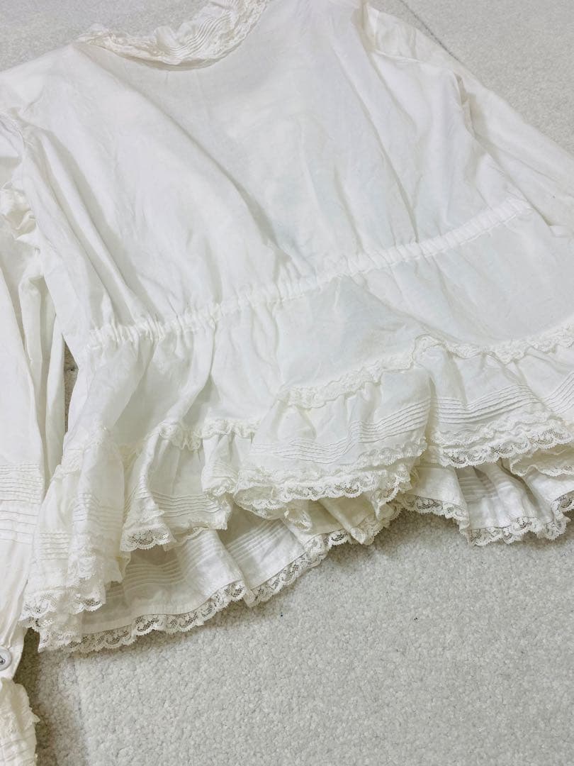 B-1. PINK HOUSE ブラウスカーディガン フリル - メルカリ