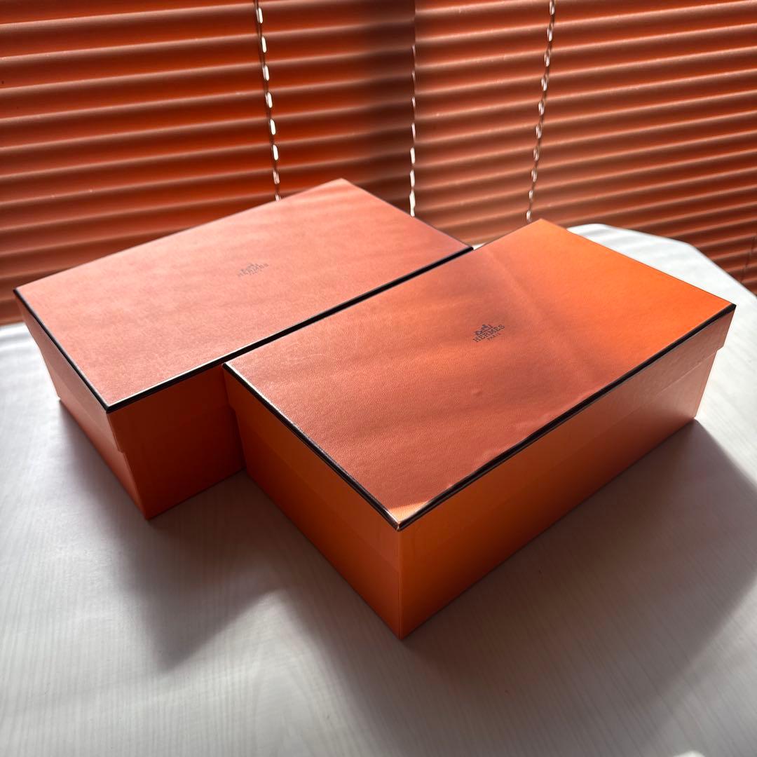 HERMES オレンジギフトボックス 2個セット - メルカリ