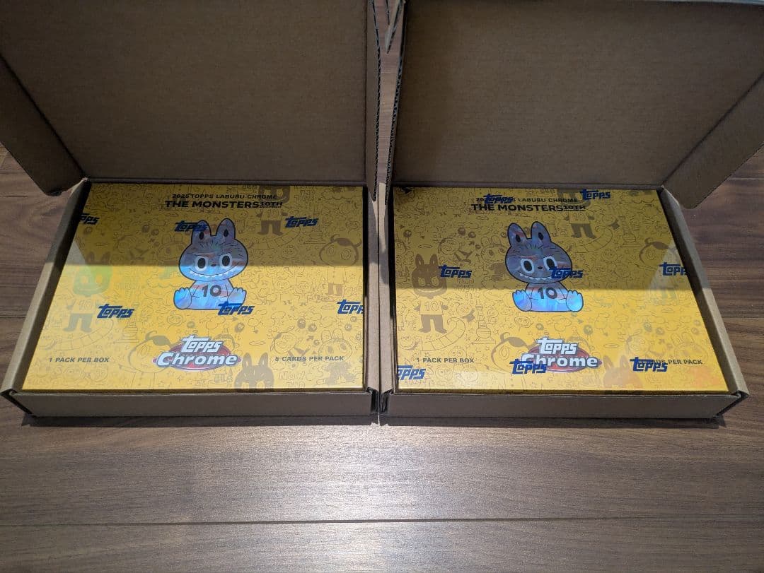 Topps Chrome 10周年記念ボックス　2BOX tops ラブブ ラブブ Topps Chrome 10周年記念ボックス 2BOX ラブブ 2BOX www.cosaga.com