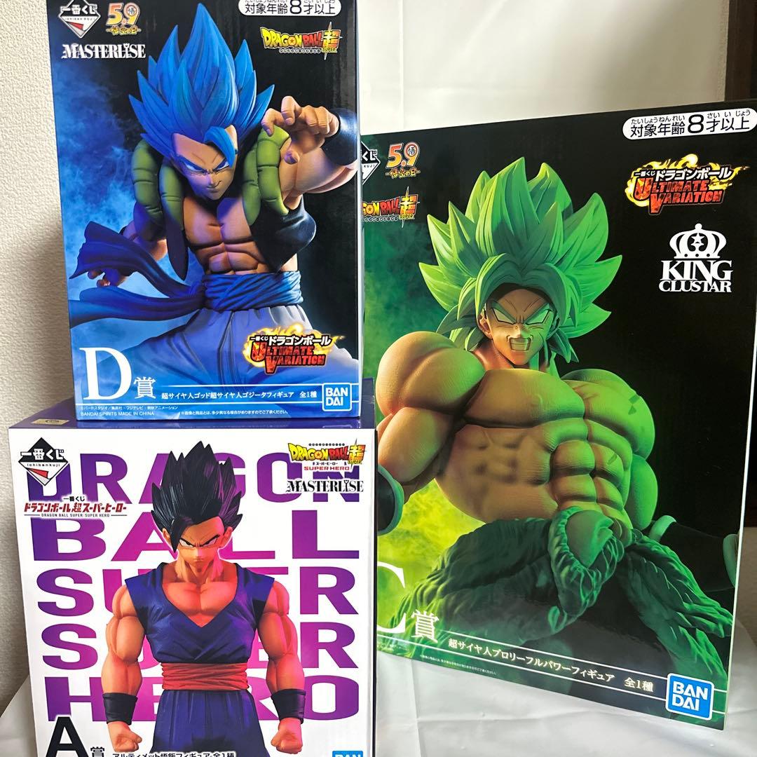 一番くじ ドラゴンボール フィギュア ゴジータ ブロリー 孫悟飯 - メルカリ