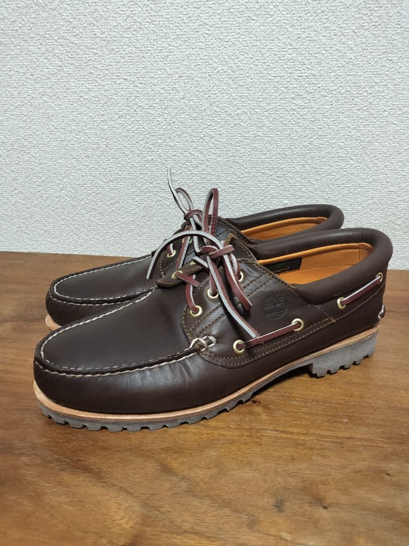 大幅値下げ中 Timberland 3eye ブラウン 27.5 試着のみ