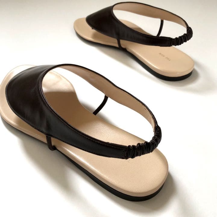 新品/37 The Row ザ ロウ ザロウ ダークブラウン サンダル - メルカリ