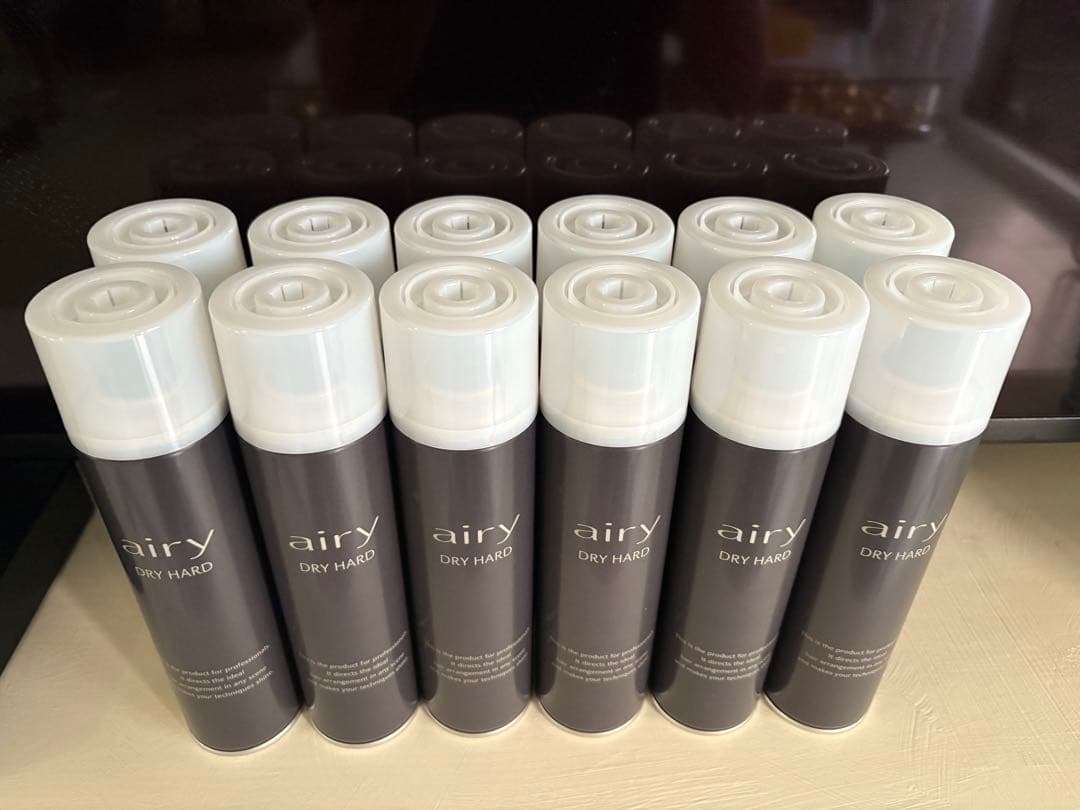 最安値】airy DRY HARD ヘアスプレー 12本セット